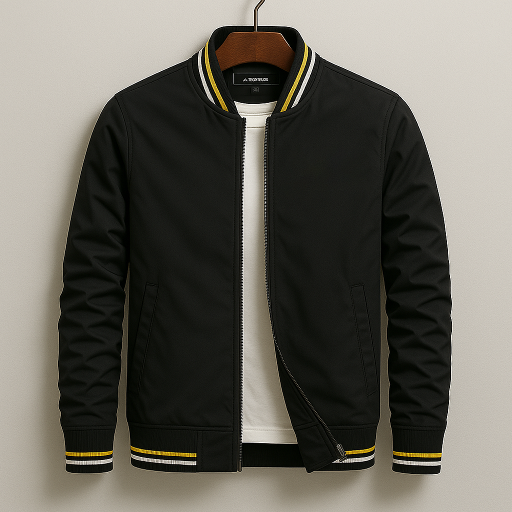 Elias™ | Elegant bomberjakke med striper