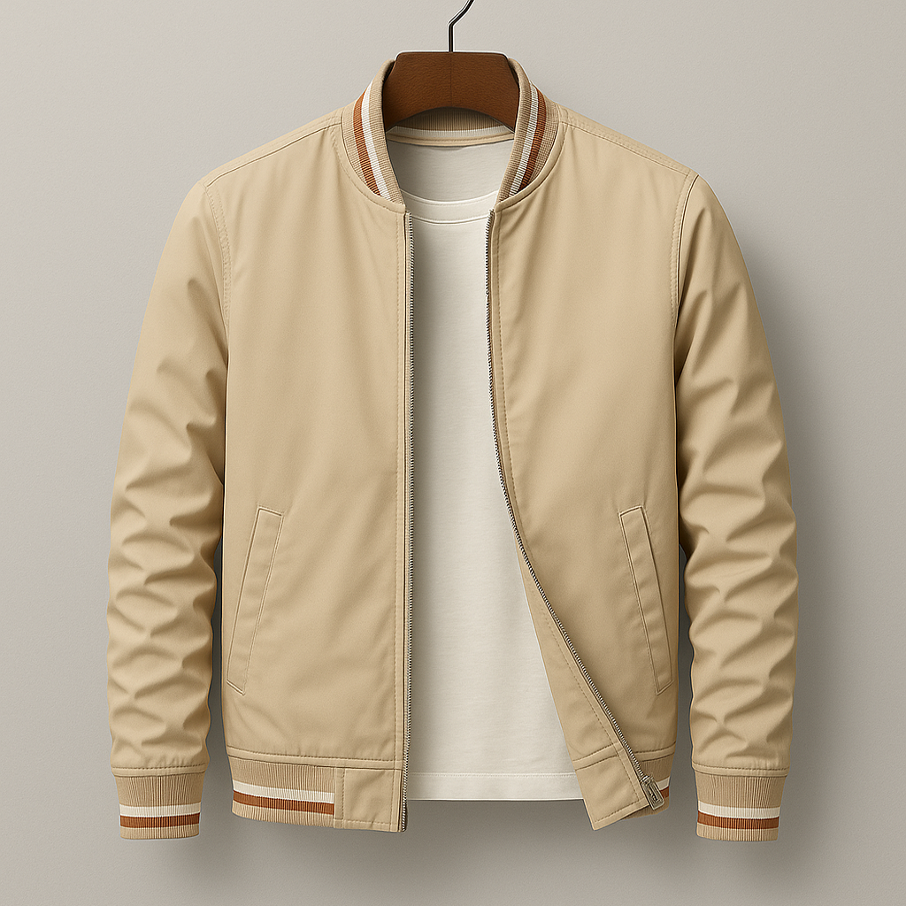 Elias™ | Elegant bomberjakke med striper