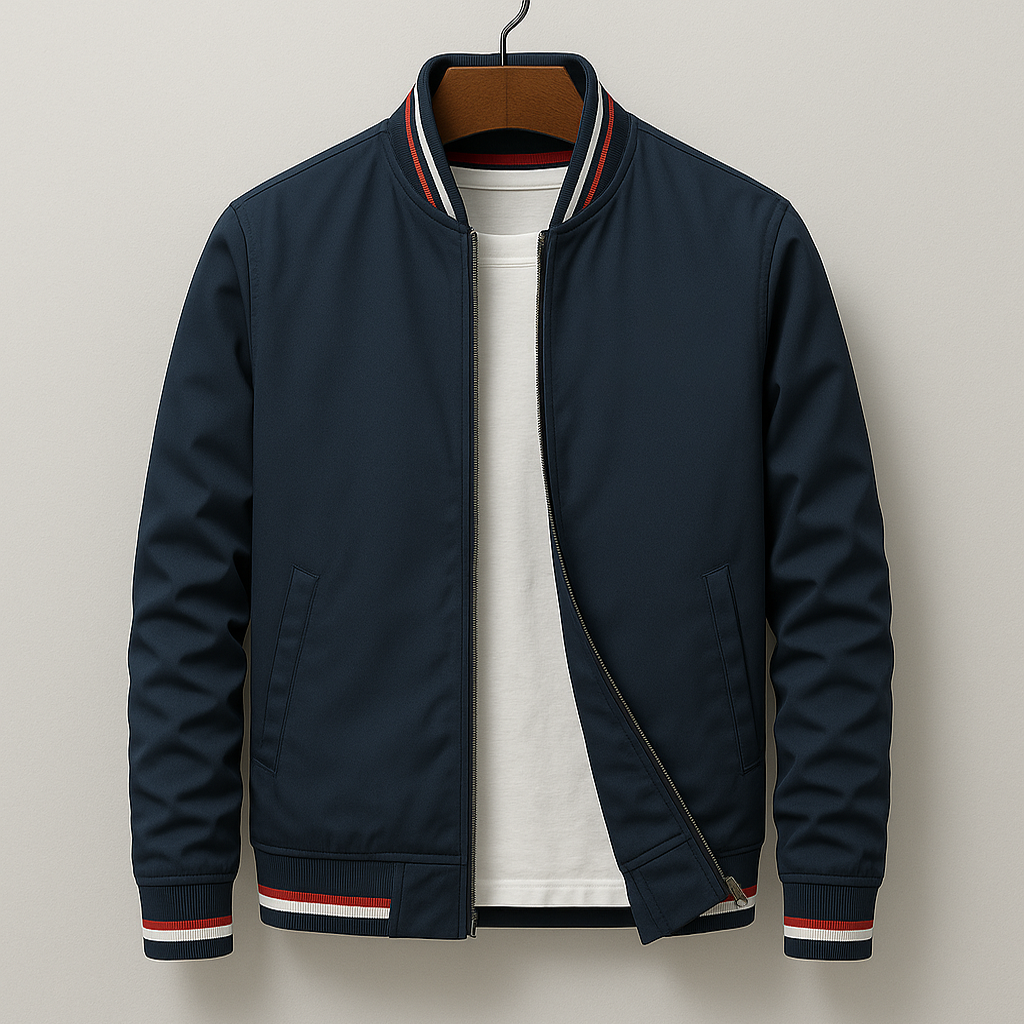 Elias™ | Elegant bomberjakke med striper