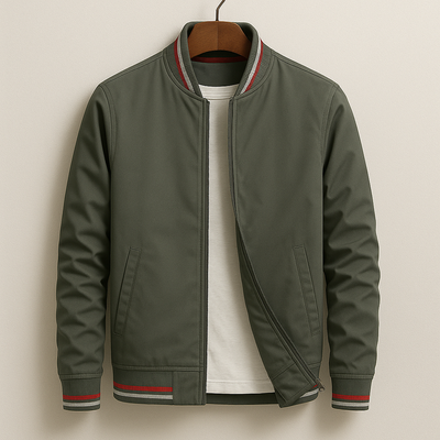 Elias™ | Elegant bomberjakke med striper