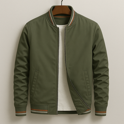 Elias™ | Elegant bomberjakke med striper