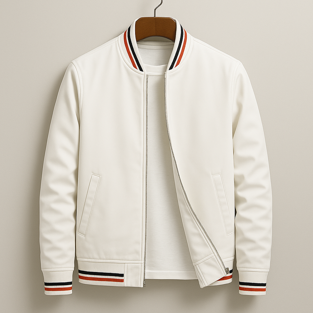 Elias™ | Elegant bomberjakke med striper