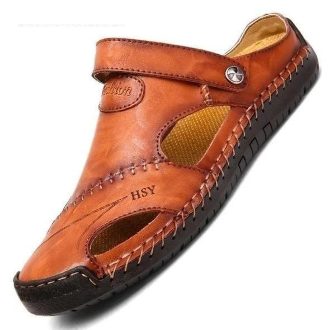 Alfred™ - Utesandaler i Mykt Skinn
