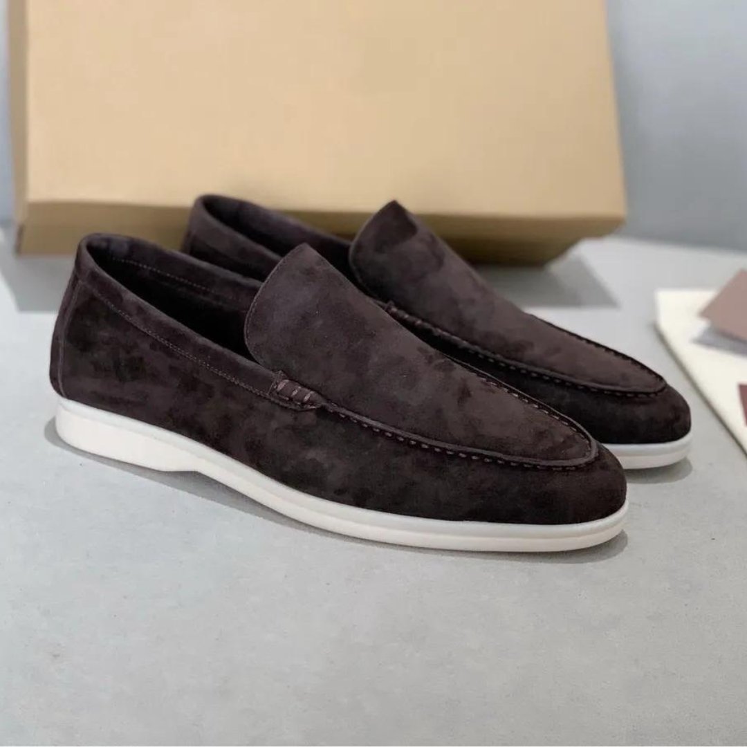 Kevin™ - Loafers i Semsket Skinn