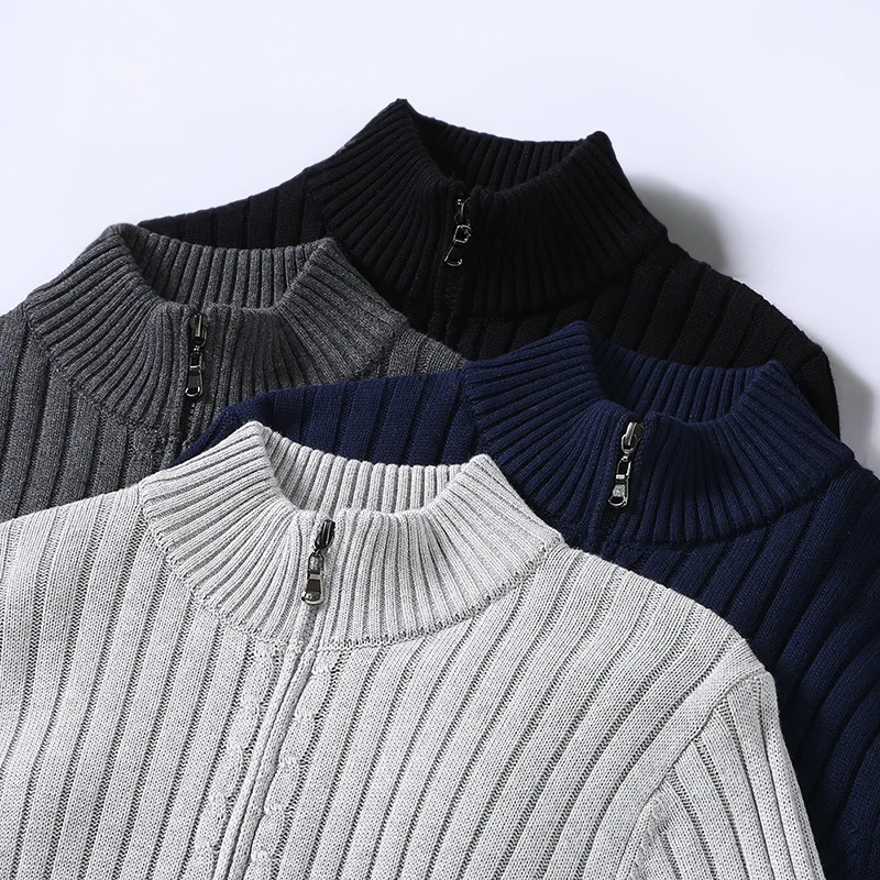 Thibault™ - Uformell Cardigan med Glidelås