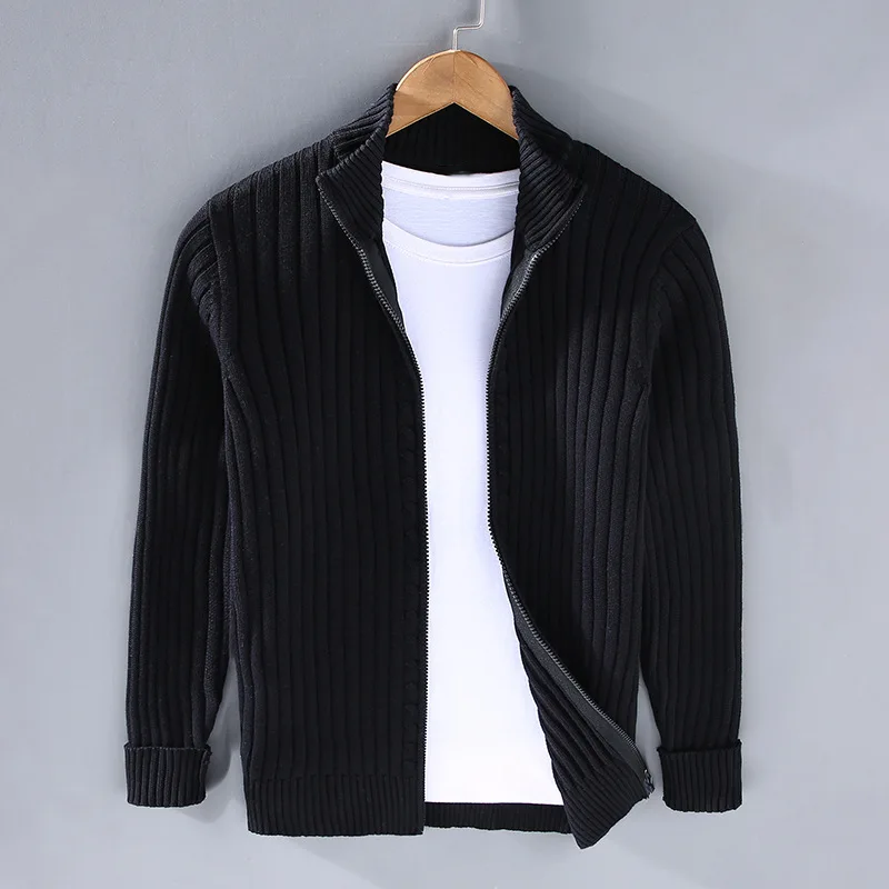 Thibault™ - Uformell Cardigan med Glidelås
